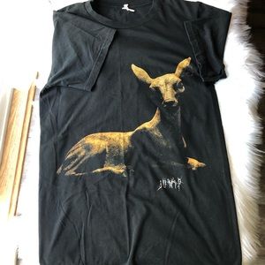 Shirts - Mens Junip deer band graphic t shirt Shirts - Mens Junip deer band graphic t shirt